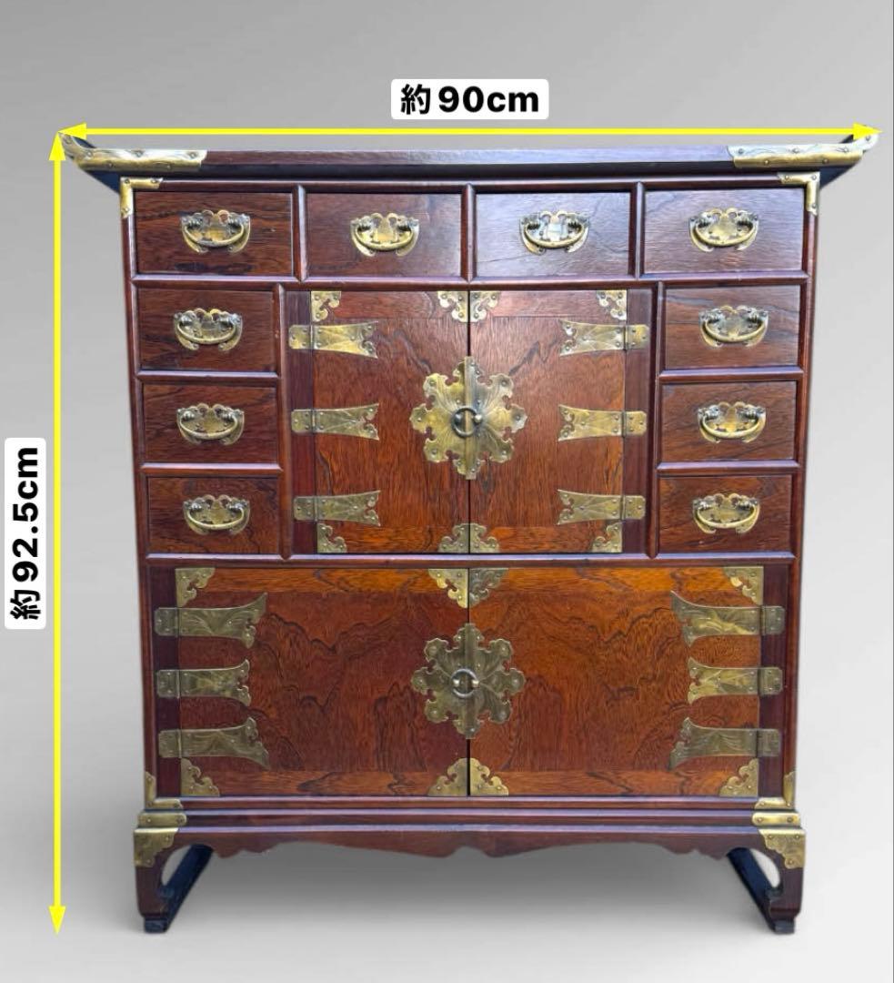 李朝家具 朝鮮家具 薬箪笥 年代物 アンティーク 韓流 韓国