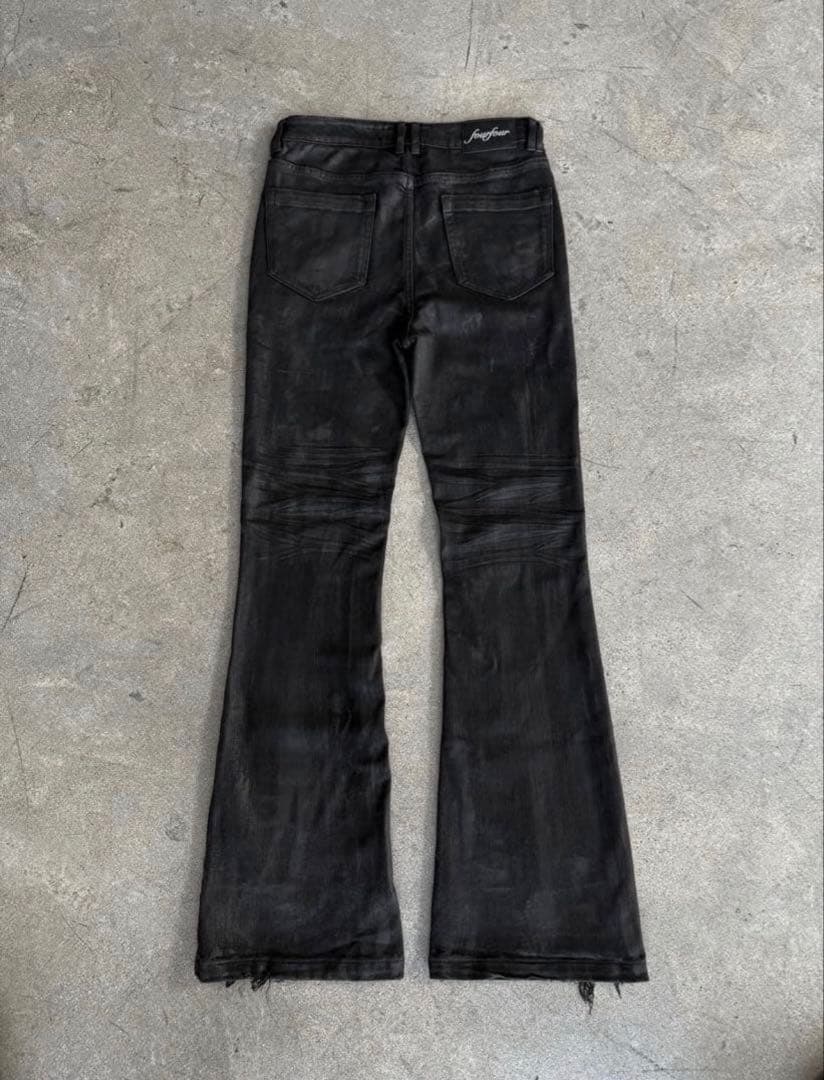 パンツ Hand Waxed Flared Denim W28