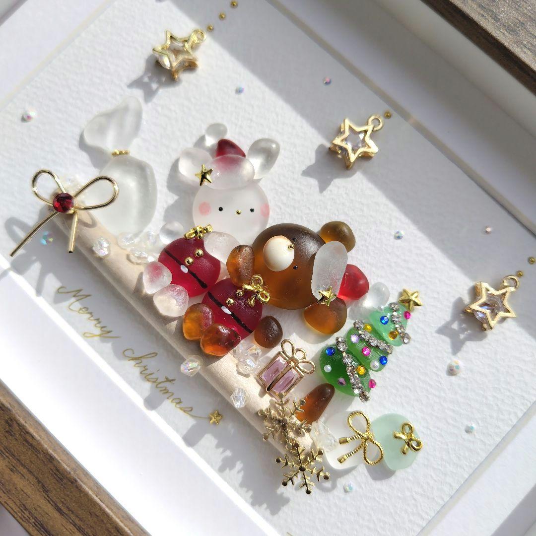 シーグラスアート『 ♡Happy Happy Christmas♡』
