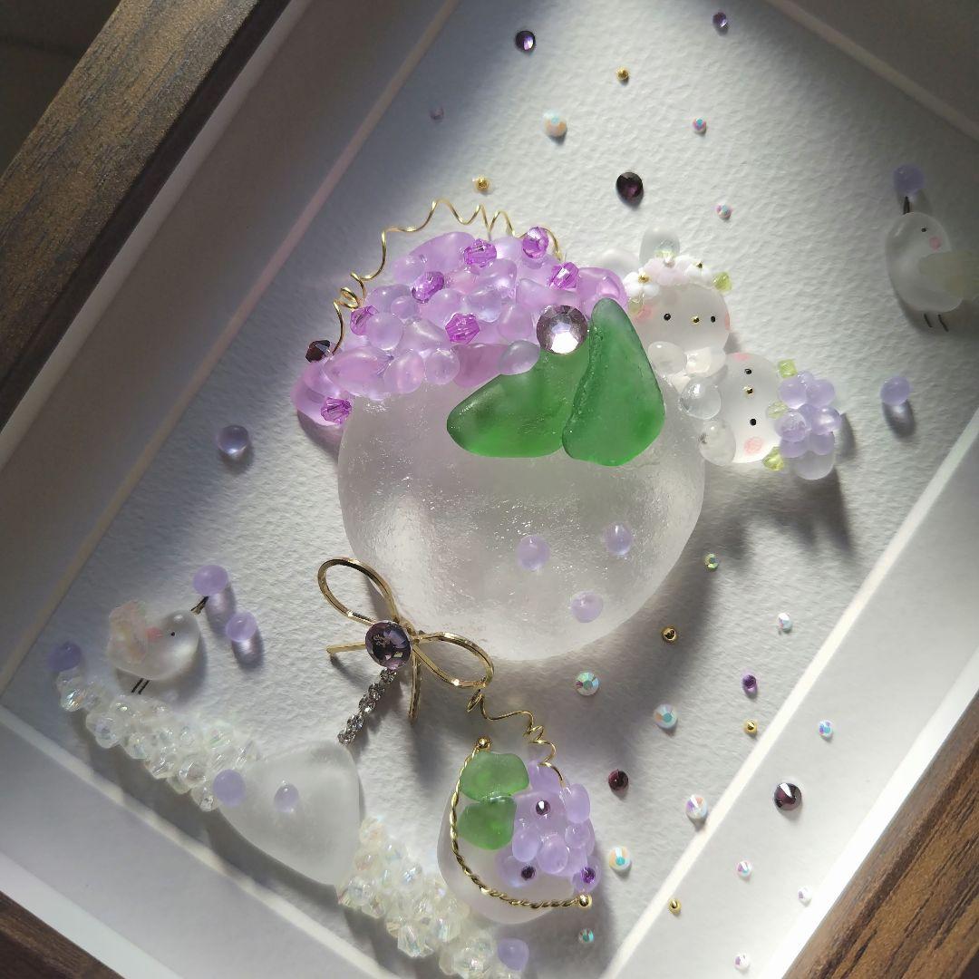 シーグラスアート『 ♡Happy Happy Christmas♡』