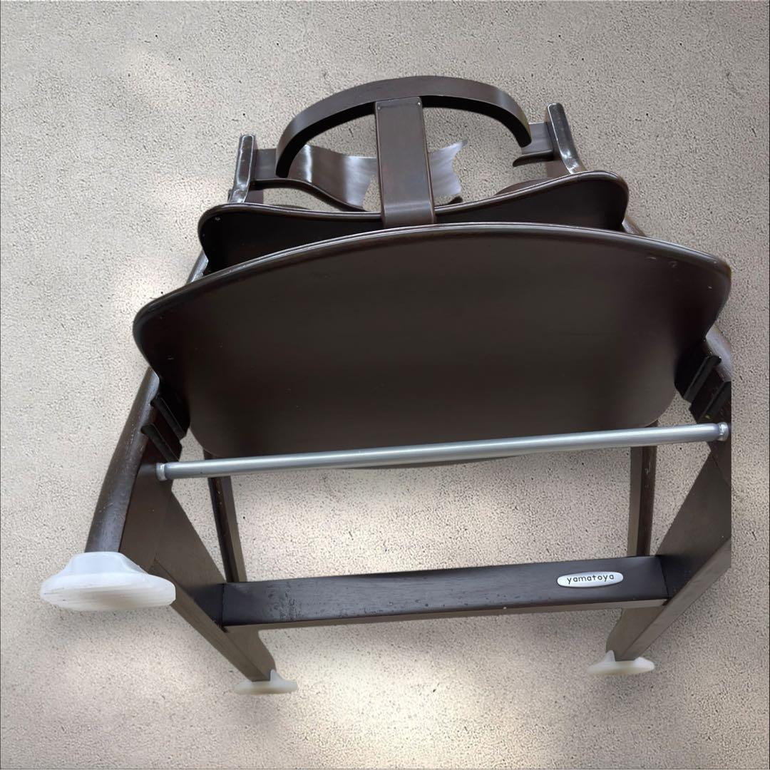 大和屋　すくすくチェア　イーエヌ　テーブルガード　ダークブラウン