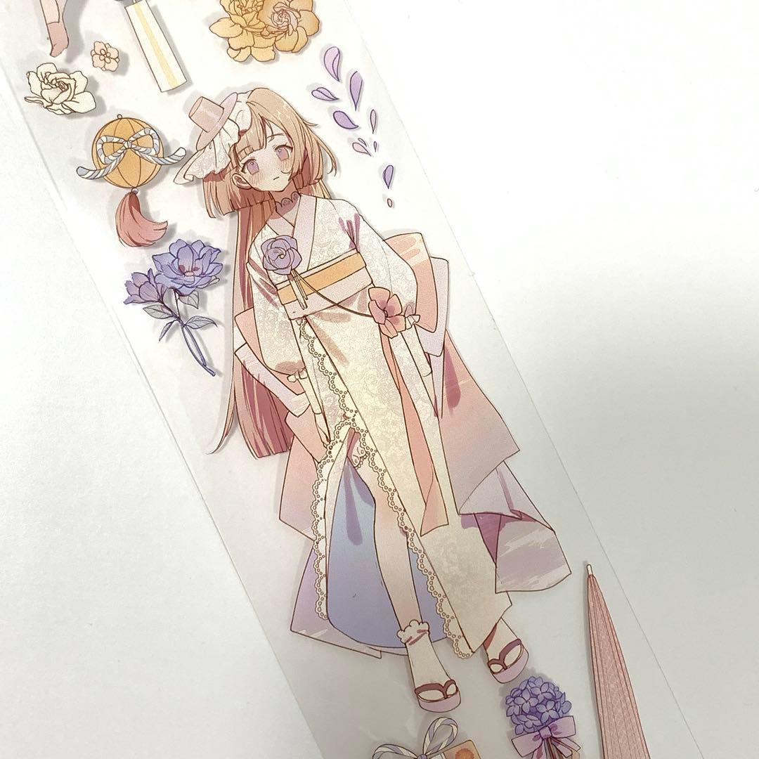 U154.【中古】氷川研究所 夏日花火 マスキングテープ PET