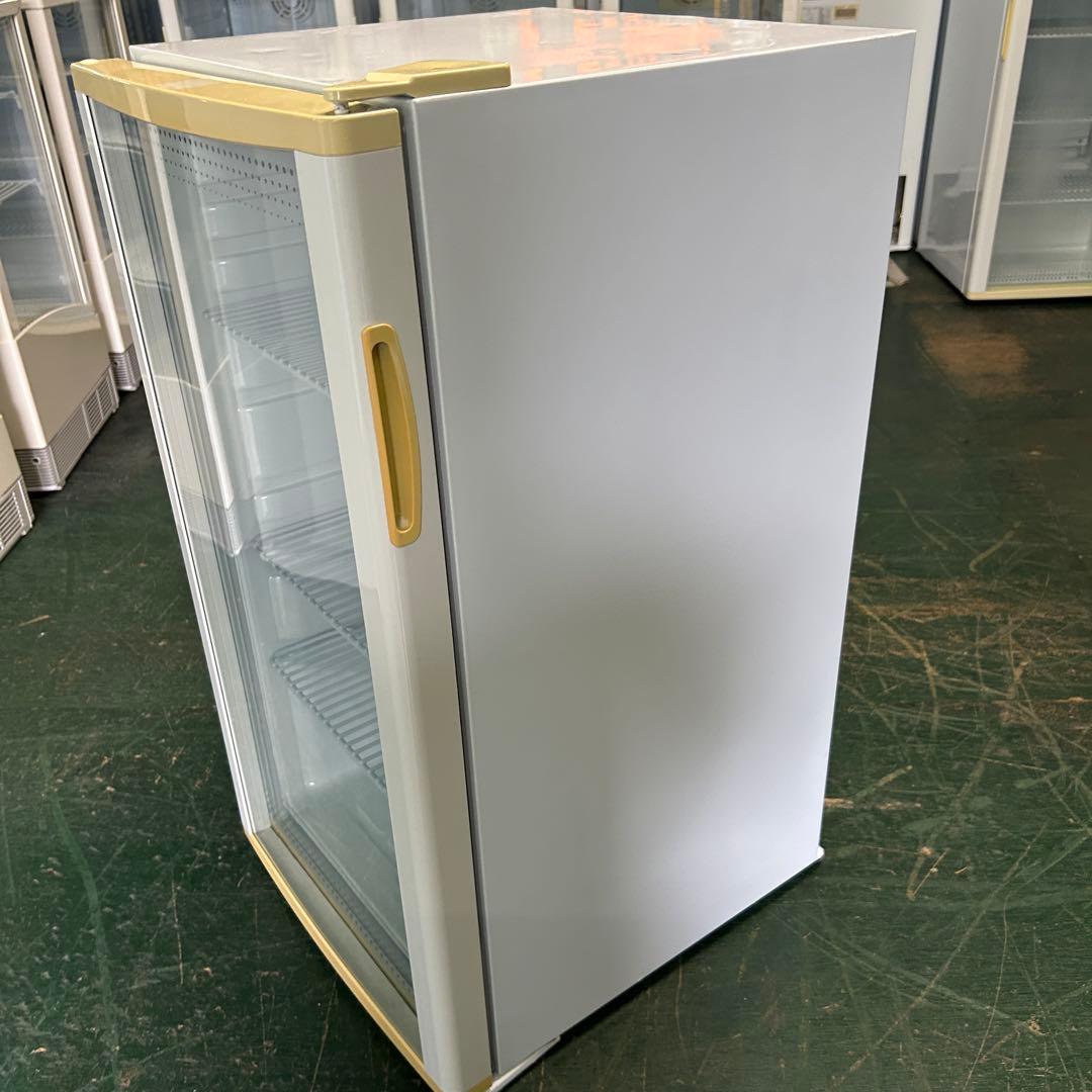 122業務用 冷蔵ショーケース オフィスコンビニ XW-105 左右開き 小型