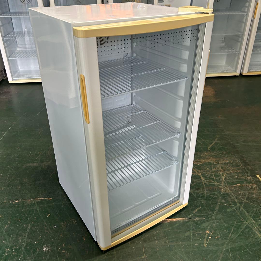 122業務用 冷蔵ショーケース オフィスコンビニ XW-105 左右開き 小型