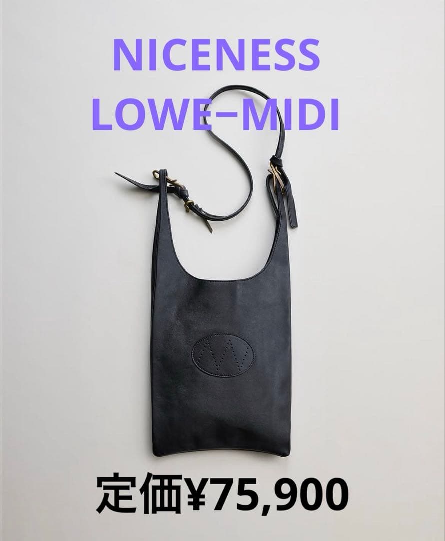 NICENESS LOWE−MIDI / ホースレザー　25AWモデル