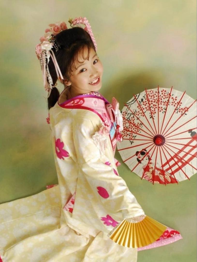 まめ姫ちゃま　お姫様風　7歳七五三着物