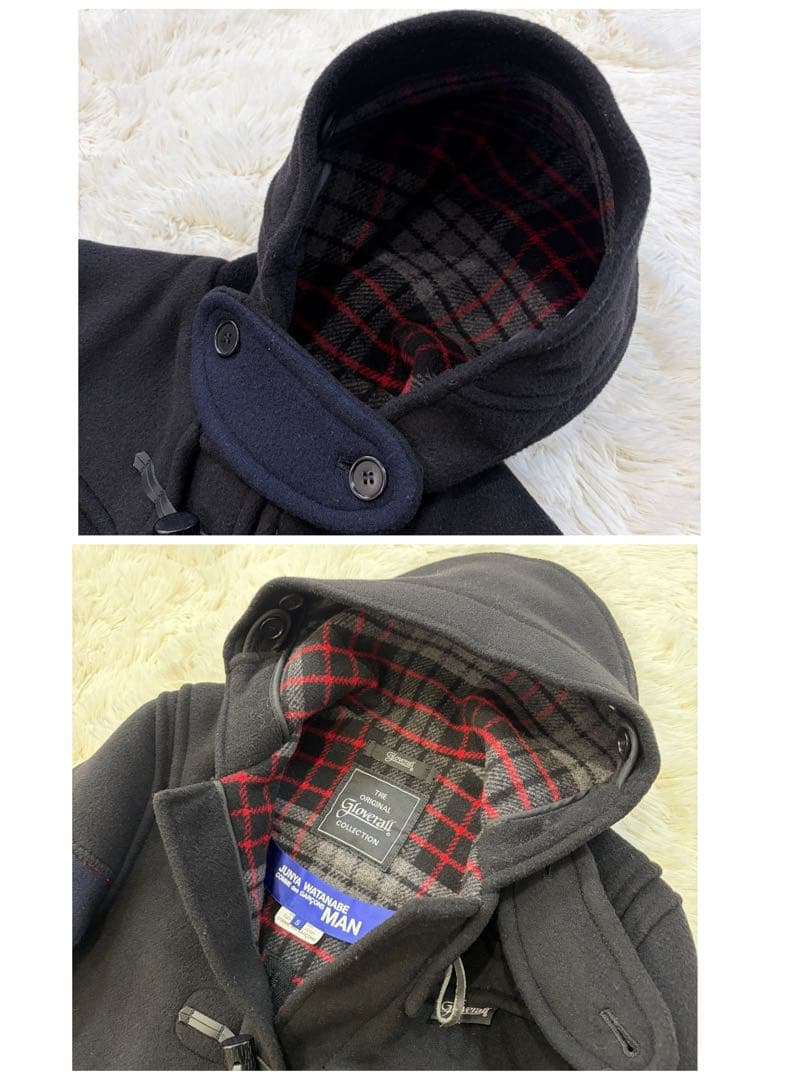 ジュンヤワタナベ コムデギャルソンマン×グローバーオール ダッフルコート S