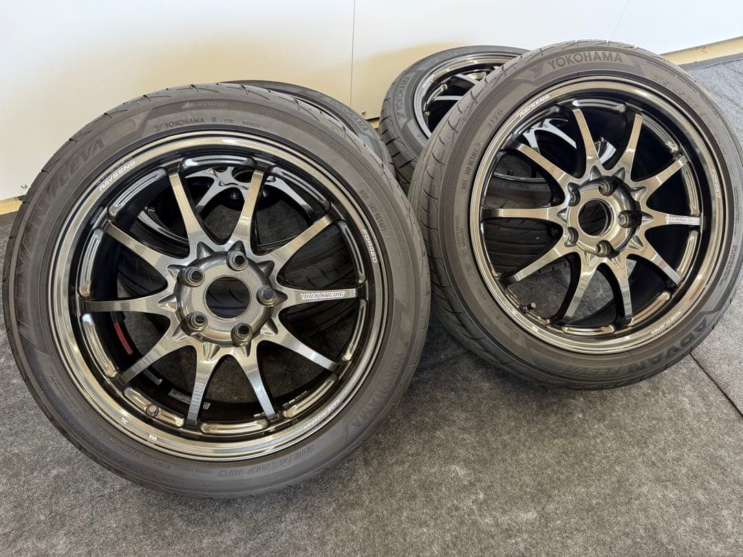 『美品』RAYS 17インチ VOLKRACING CE28タイヤホイールセット