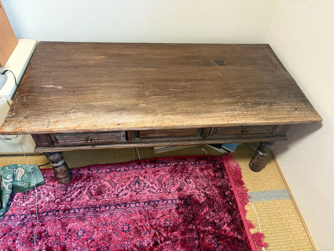 アンティーク　クラッシックローボード　木製コンソールテーブル