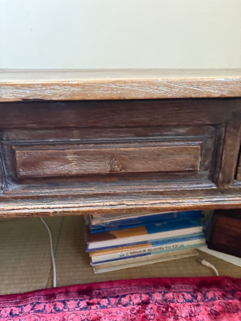 アンティーク　クラッシックローボード　木製コンソールテーブル