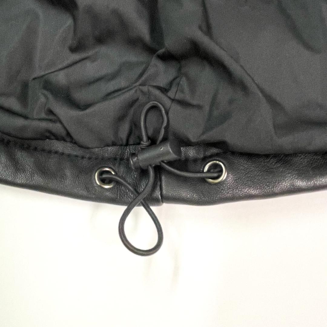 【未使用】Stussy Authentic Gear レザーダウンジャケット