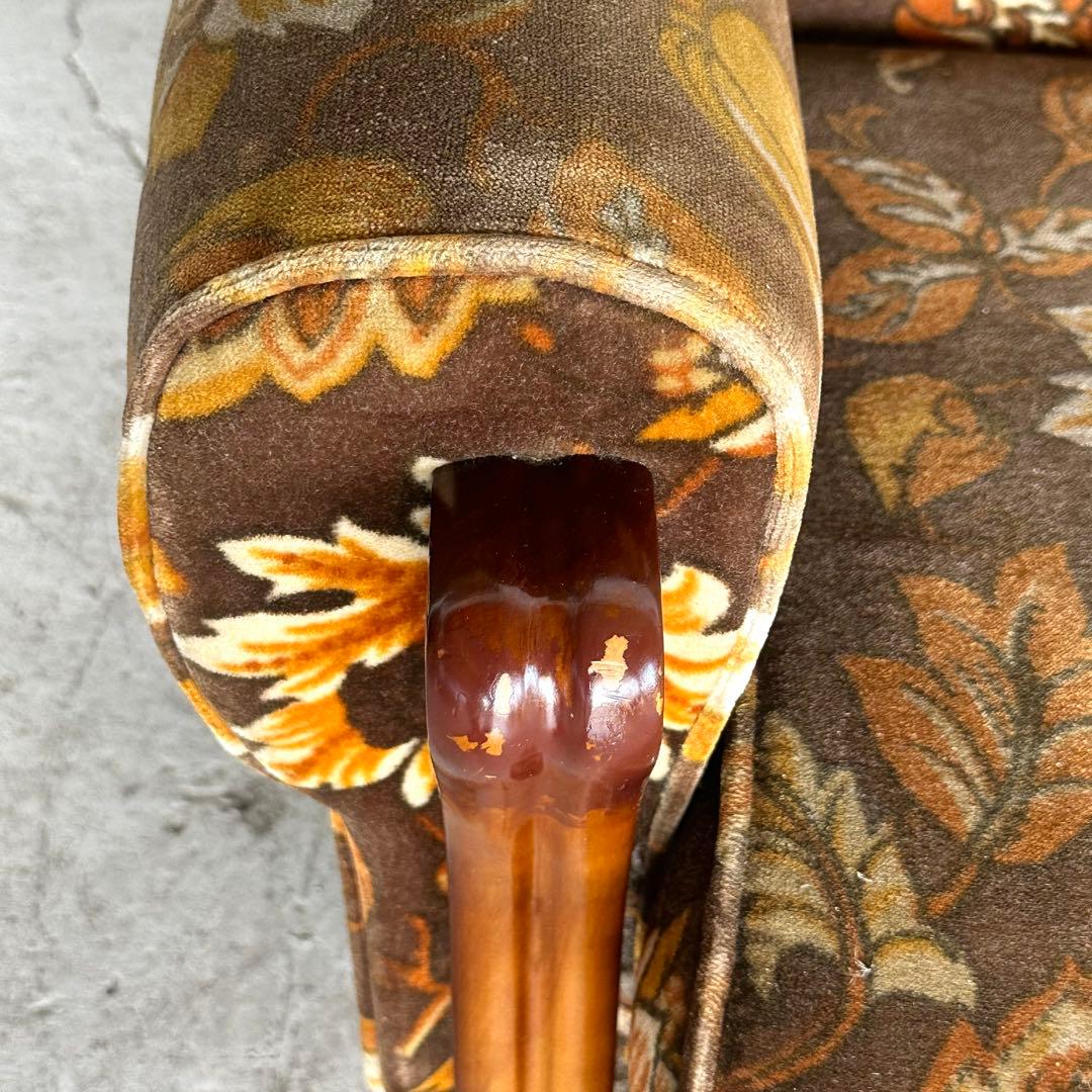 ꧁✿✿✿꧂金華山 ヴィンテージ 70s ミッドセンチュリー 3人掛けソファー