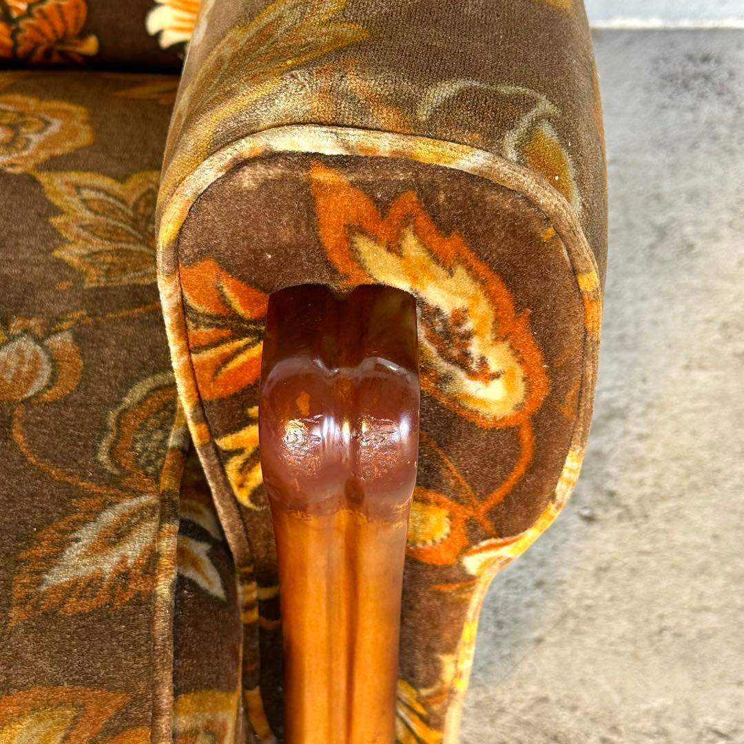 ꧁✿✿✿꧂金華山 ヴィンテージ 70s ミッドセンチュリー 3人掛けソファー