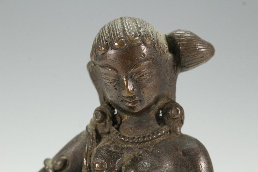 古銅 踊子 像 ガンダーラ 仏教(K-XA902)