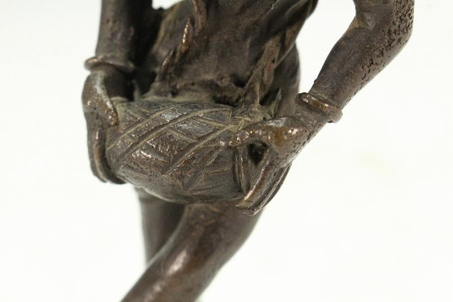 古銅 踊子 像 ガンダーラ 仏教(K-XA902)