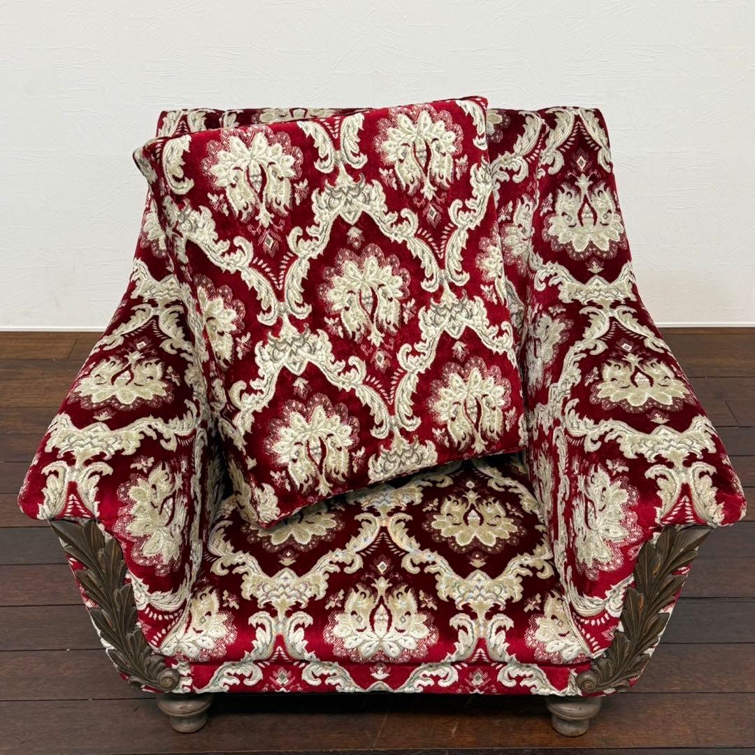 H19K86b 神戸洋家具 永田良介商店 1人掛けソファ