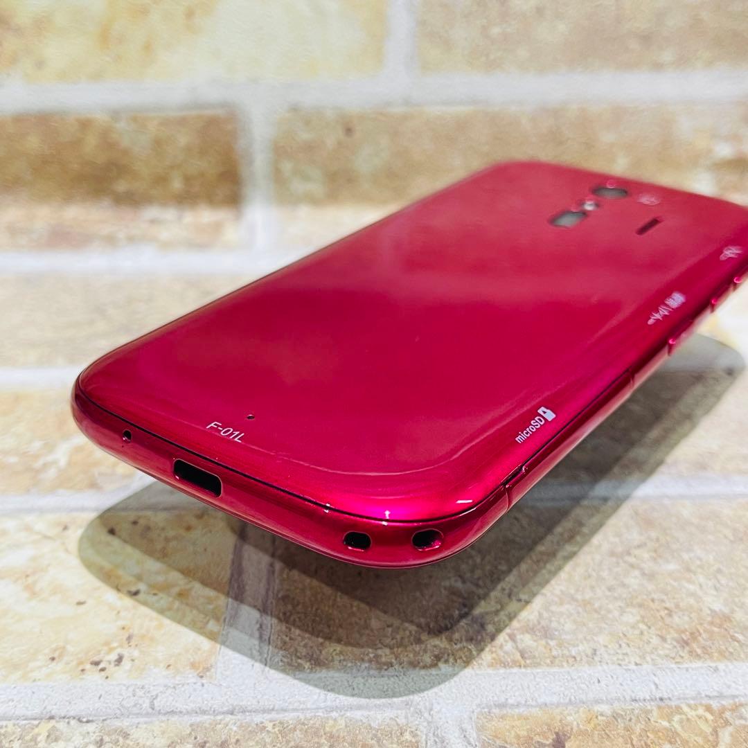 SIMフリー らくらくスマートフォン me 32GB ピンク 電池良好