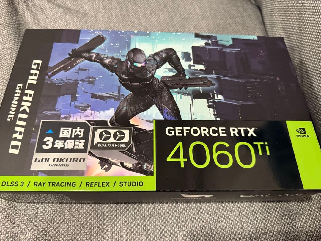 グラフィックボード・グラボ・ビデオカード GALAKURO GeForce RTX 4060 Ti 8GB OC