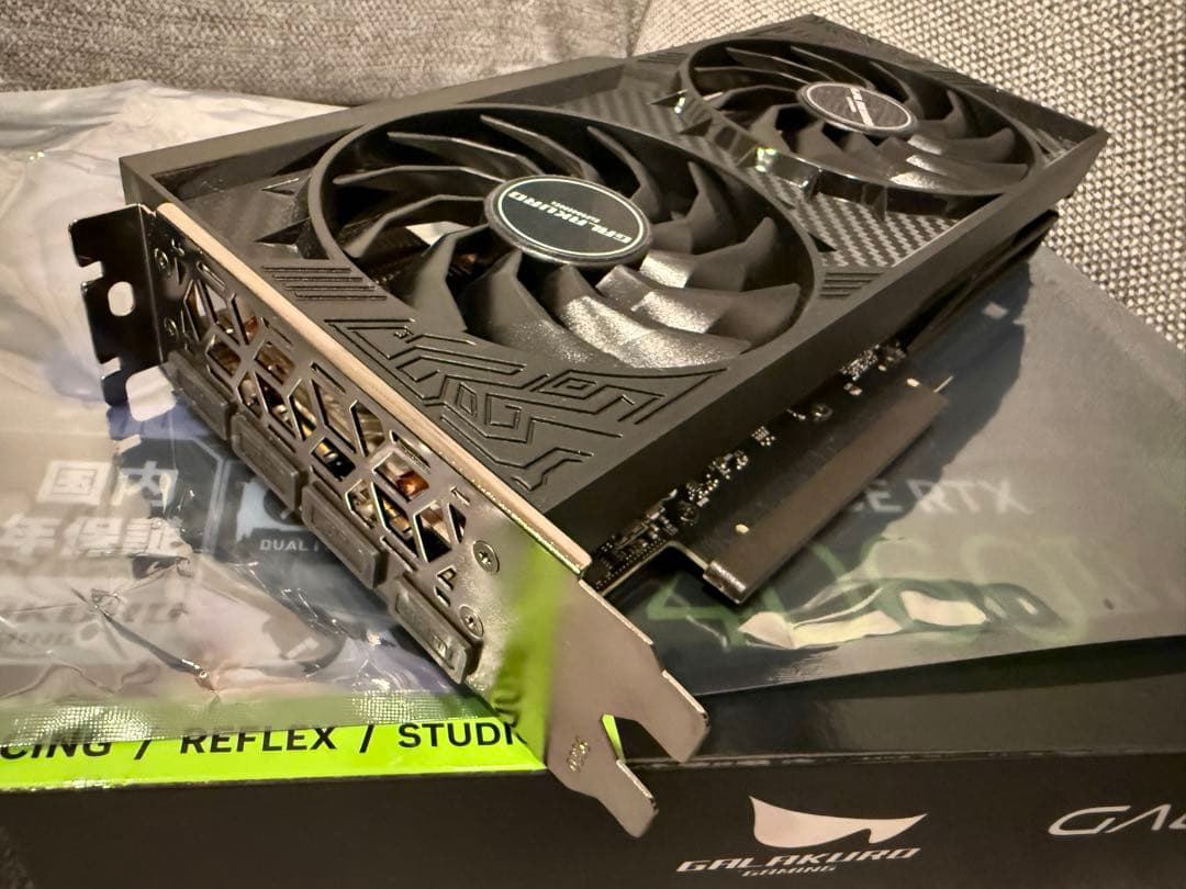 グラフィックボード・グラボ・ビデオカード GALAKURO GeForce RTX 4060 Ti 8GB OC
