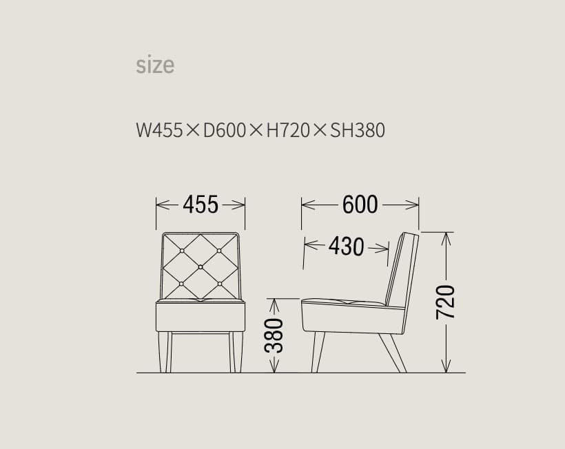 カリモク60 カフェチェア スタンダードブラック