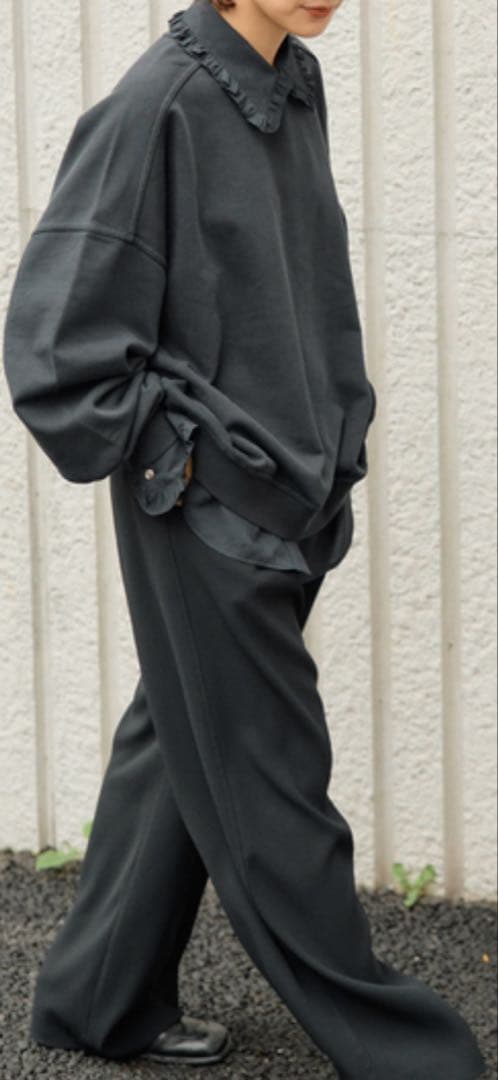 《美品》フリルカラーブラウス/spick&span