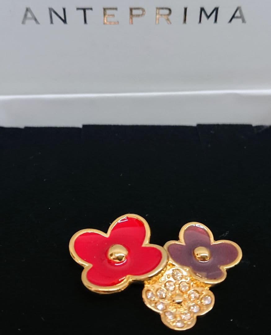 S アンテプリマ ANTEPRIMA フラワー ブローチ