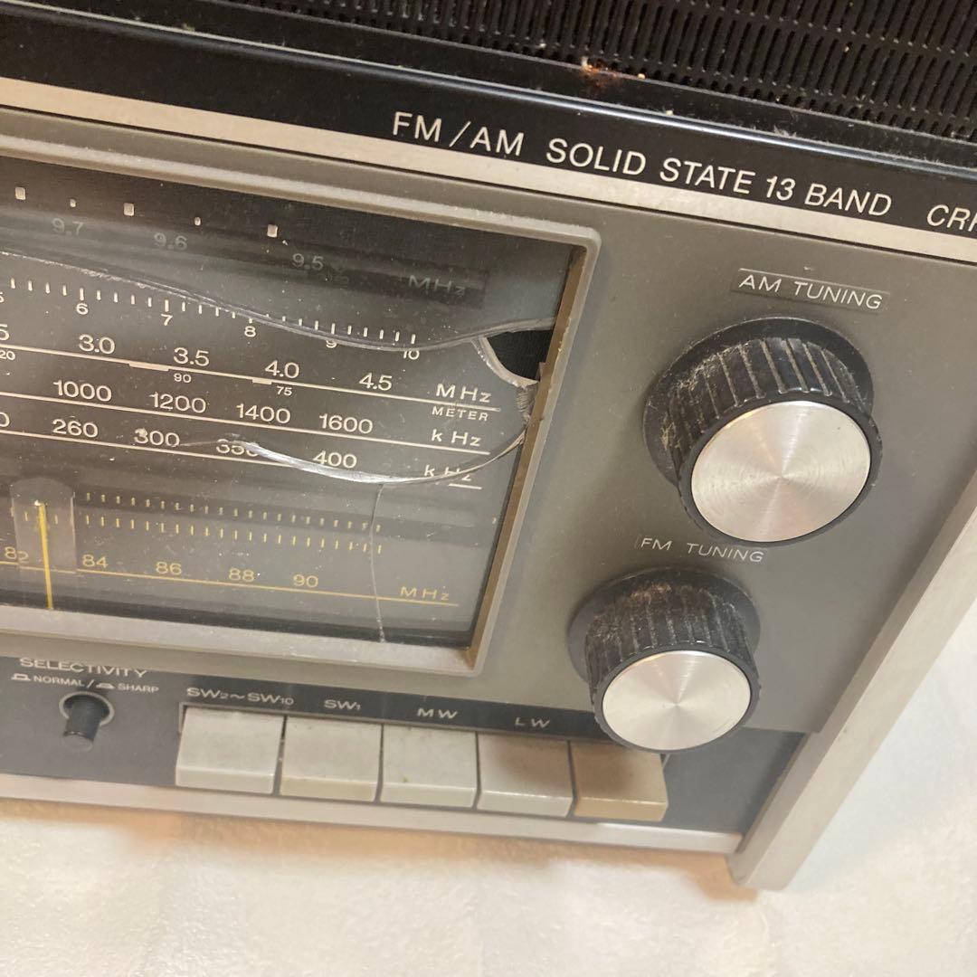 SONY CRF-200 13バンド レシーバー 電源ケーブル付 ジャンク品