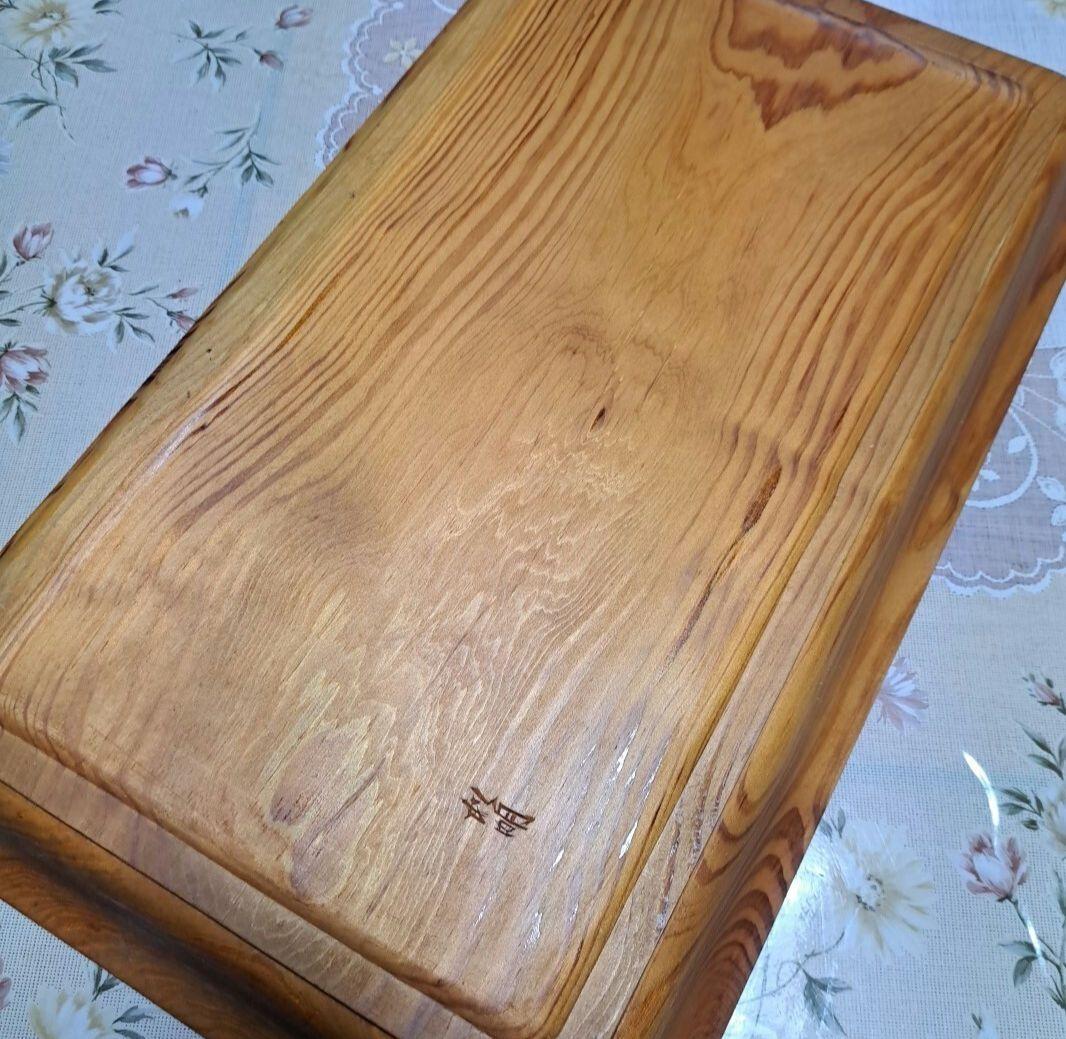 木材　煎茶　角盆　工芸品　古美術　骨董品