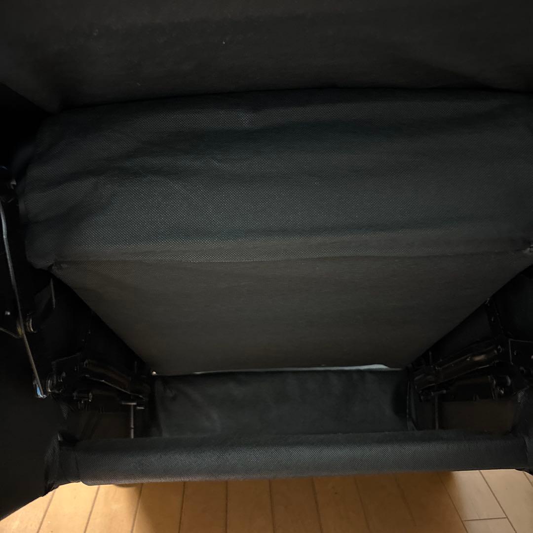 【 直接引取希望 】リクライニングチェアー 1人用 ブラック 合成皮革