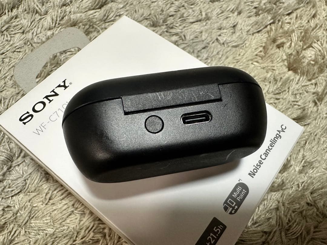 【保証書付】SONY WF-C710N ワイヤレスイヤホン 黒