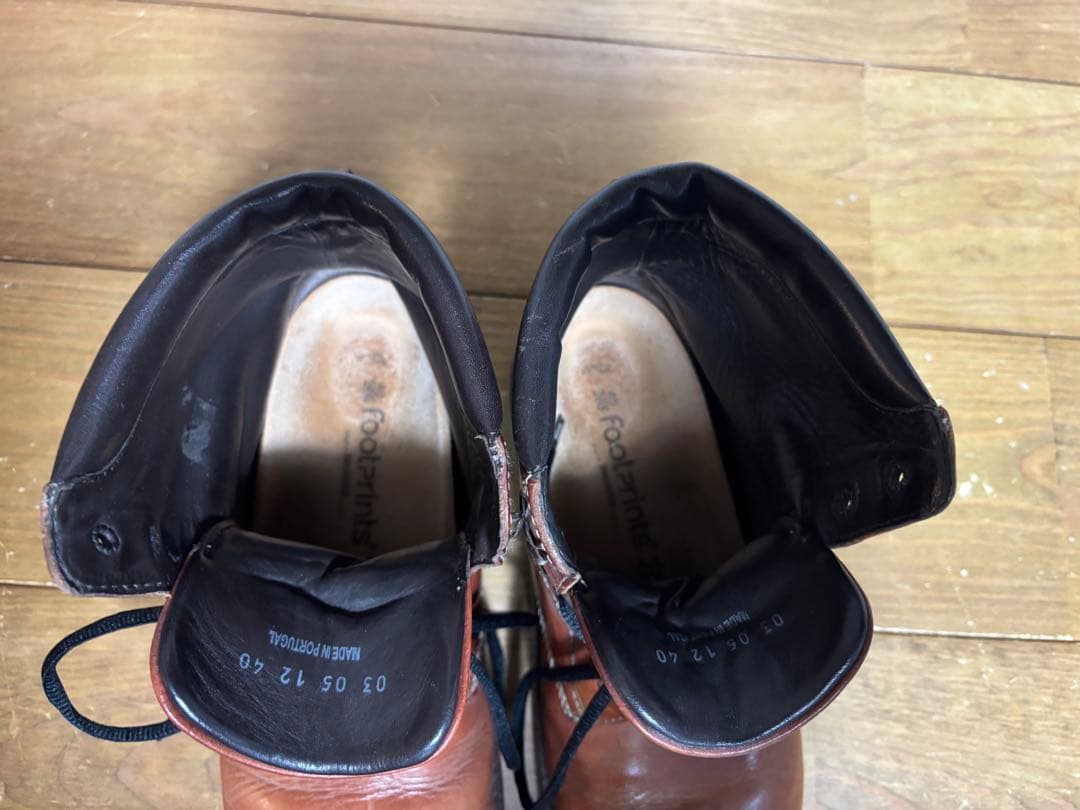 ぶ*き様 レアモデル BIRKENSTOCK footprints ブーツ ブラ