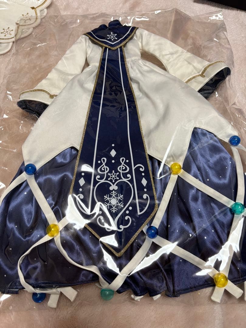 ボークスDD用衣装 初音ミク 雪ミク Glowing  セット 中古