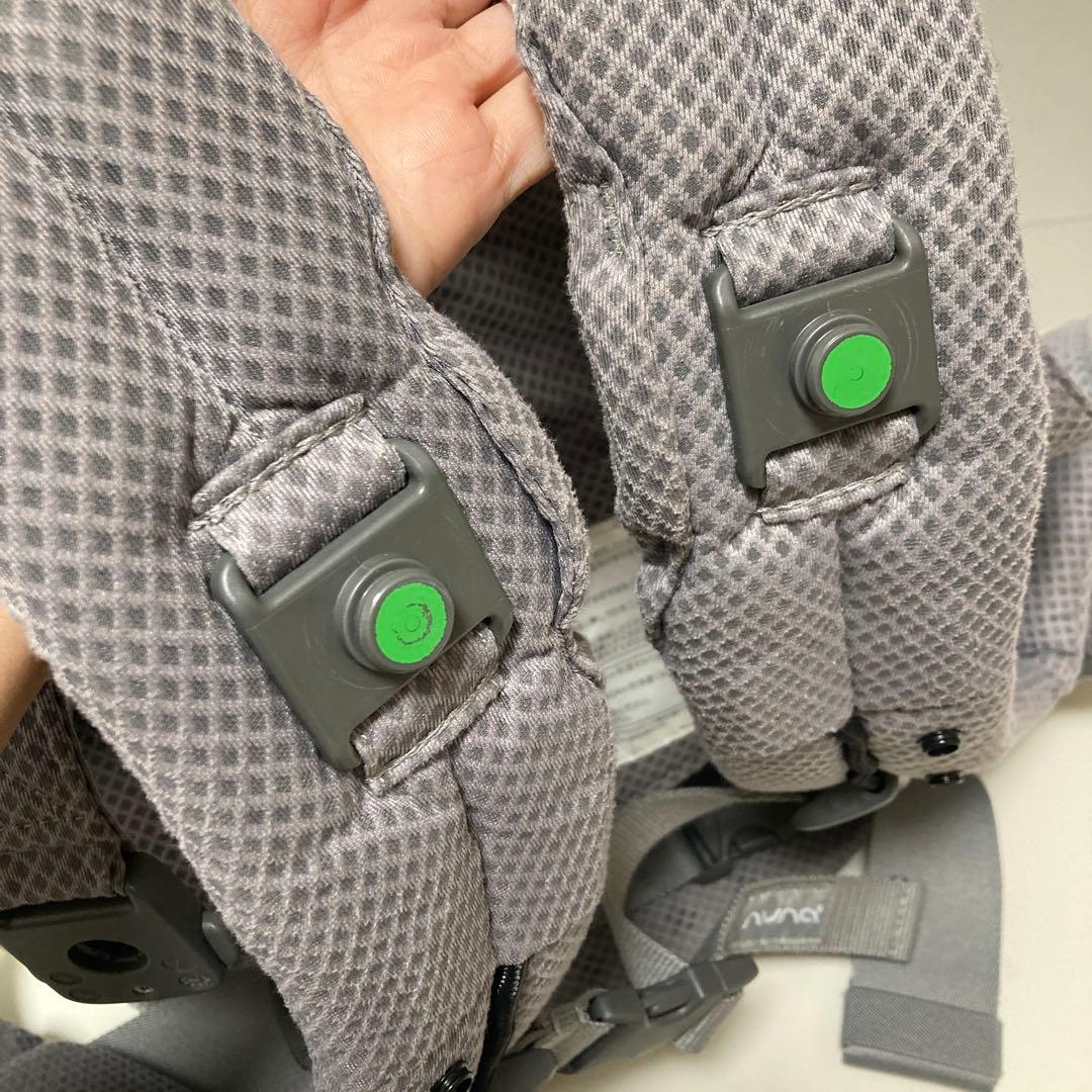 ヌナカドルクリック nuna cudl clik抱っこ紐 グレー フォグ