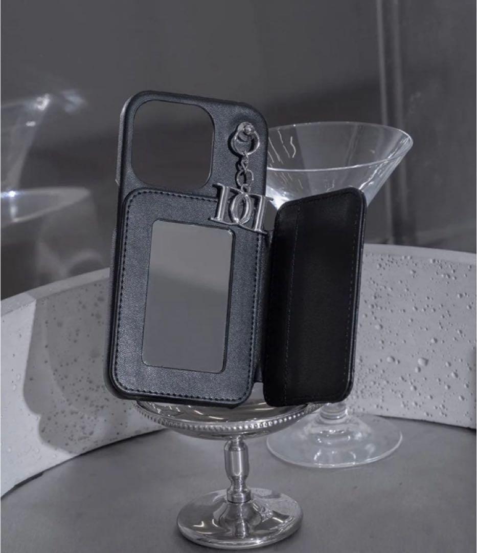 Darich ダーリッチ キルティングミラーDDチャームiPhoneケース　15