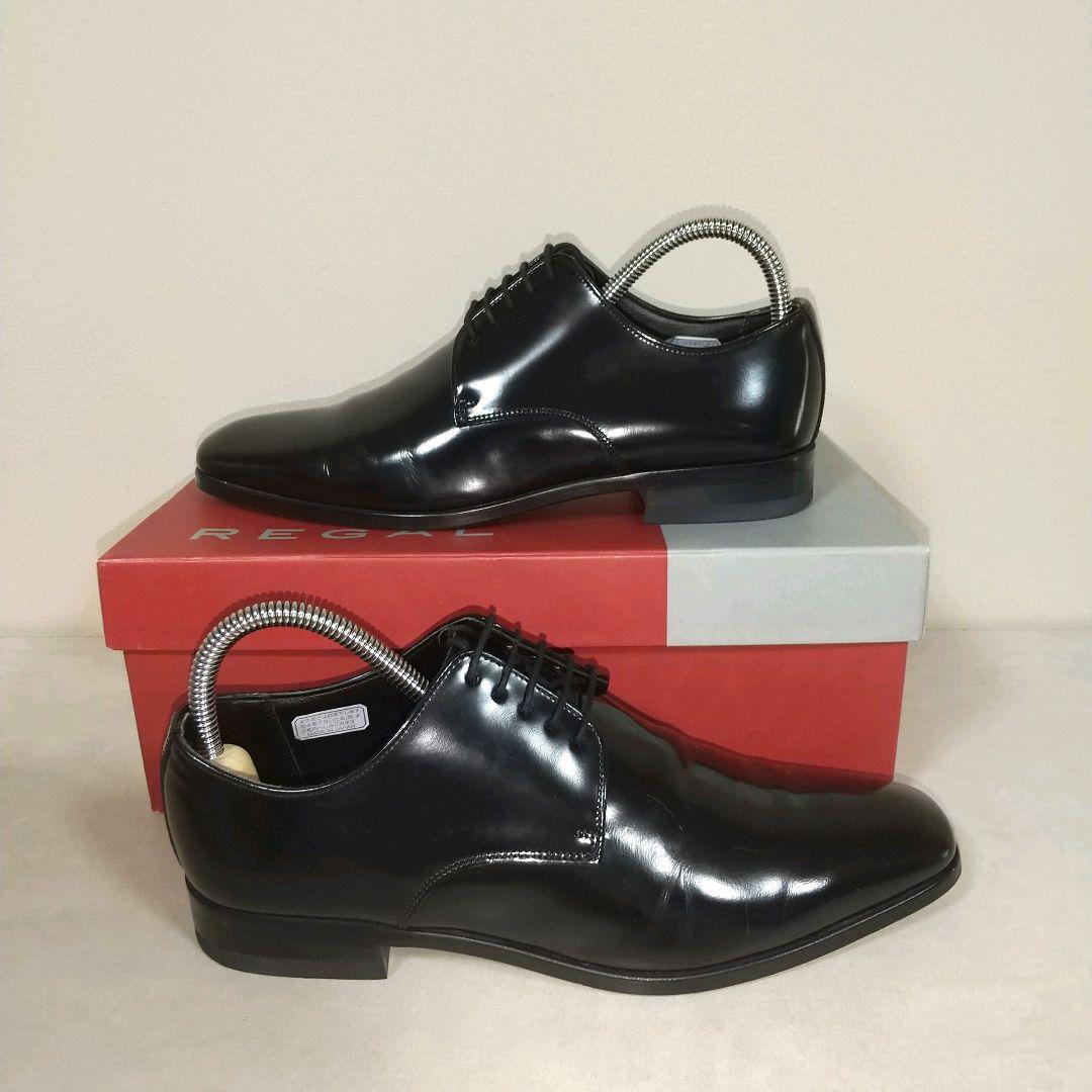 極美品　REGAL　24．5　051S ストレートチップ　ドレスシューズ　黒