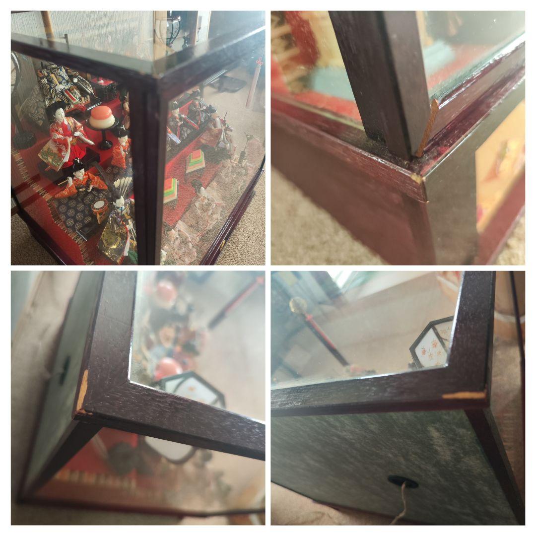 雛人形　ガラスケース付き