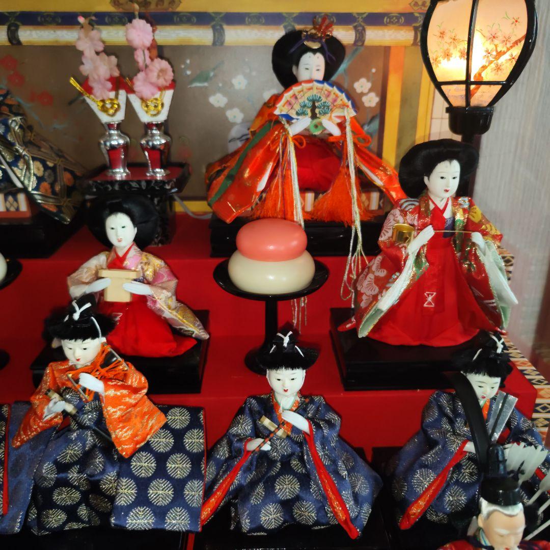 雛人形　ガラスケース付き