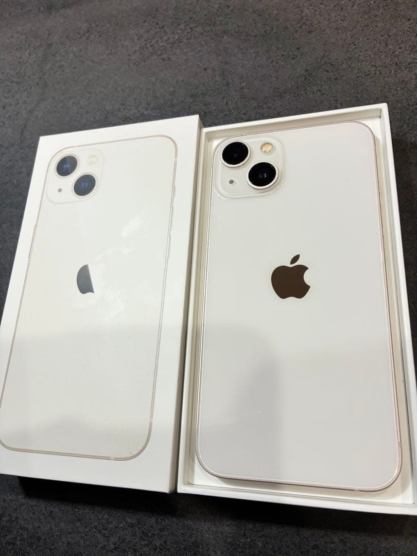 Apple iPhone 13 128GB Starlight本体 箱付き