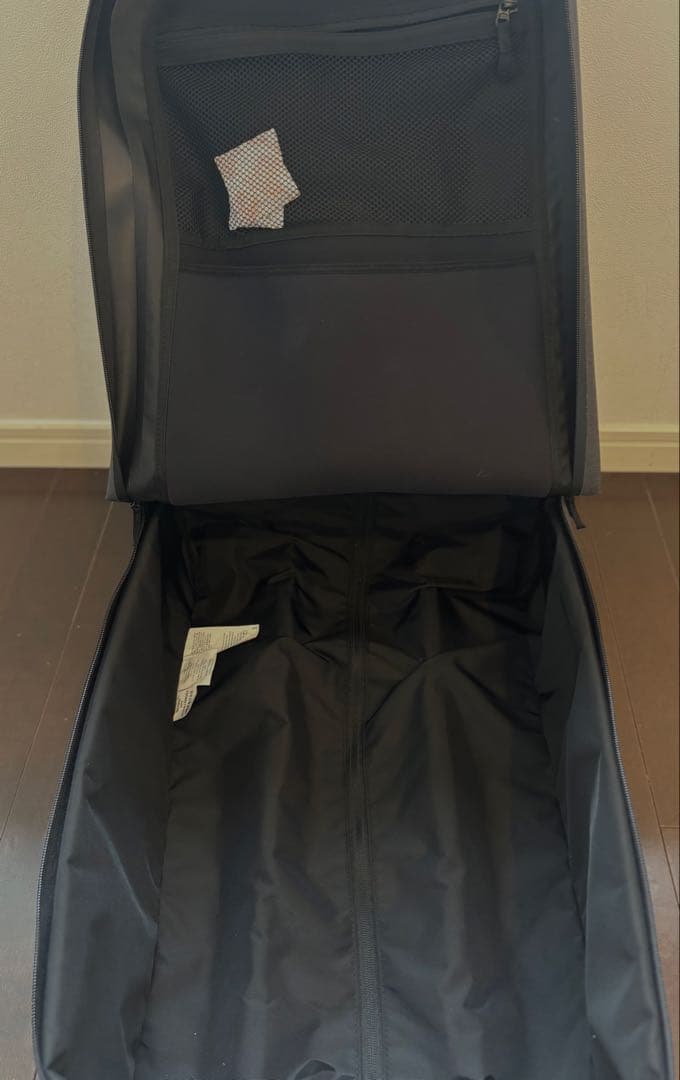 美品MUJI ヴェルダー ソフトキャリーケース 36L グレー