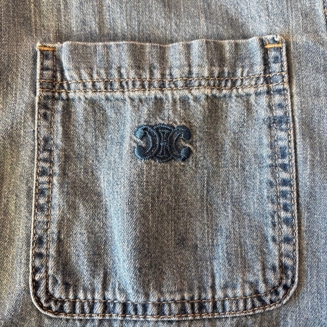 CELINE トリオンフデニムシャツ S