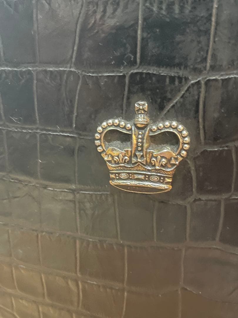 イギリスアンティーク　クロコのボックス