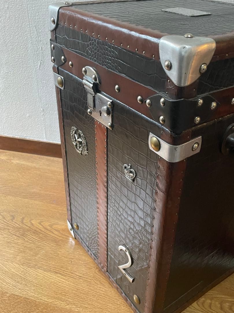 イギリスアンティーク　クロコのボックス