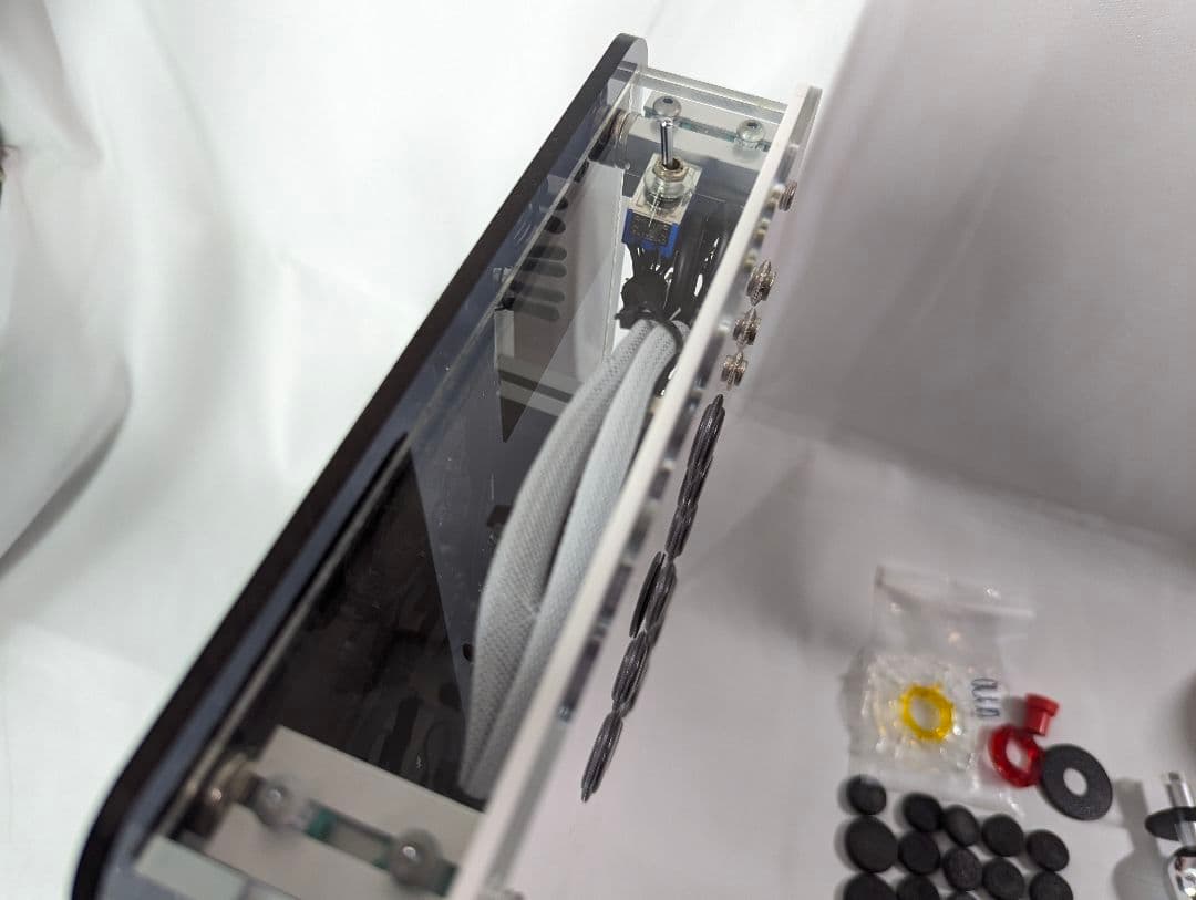 レバー付きレバーレス 自作アケコン ワンタッチ切替機能搭載