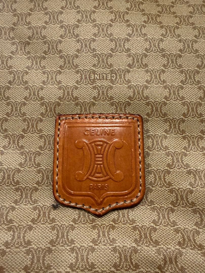 セリーヌ ボストンバック 大容量 マカダム柄 トリオンフ ✳︎南京錠無し