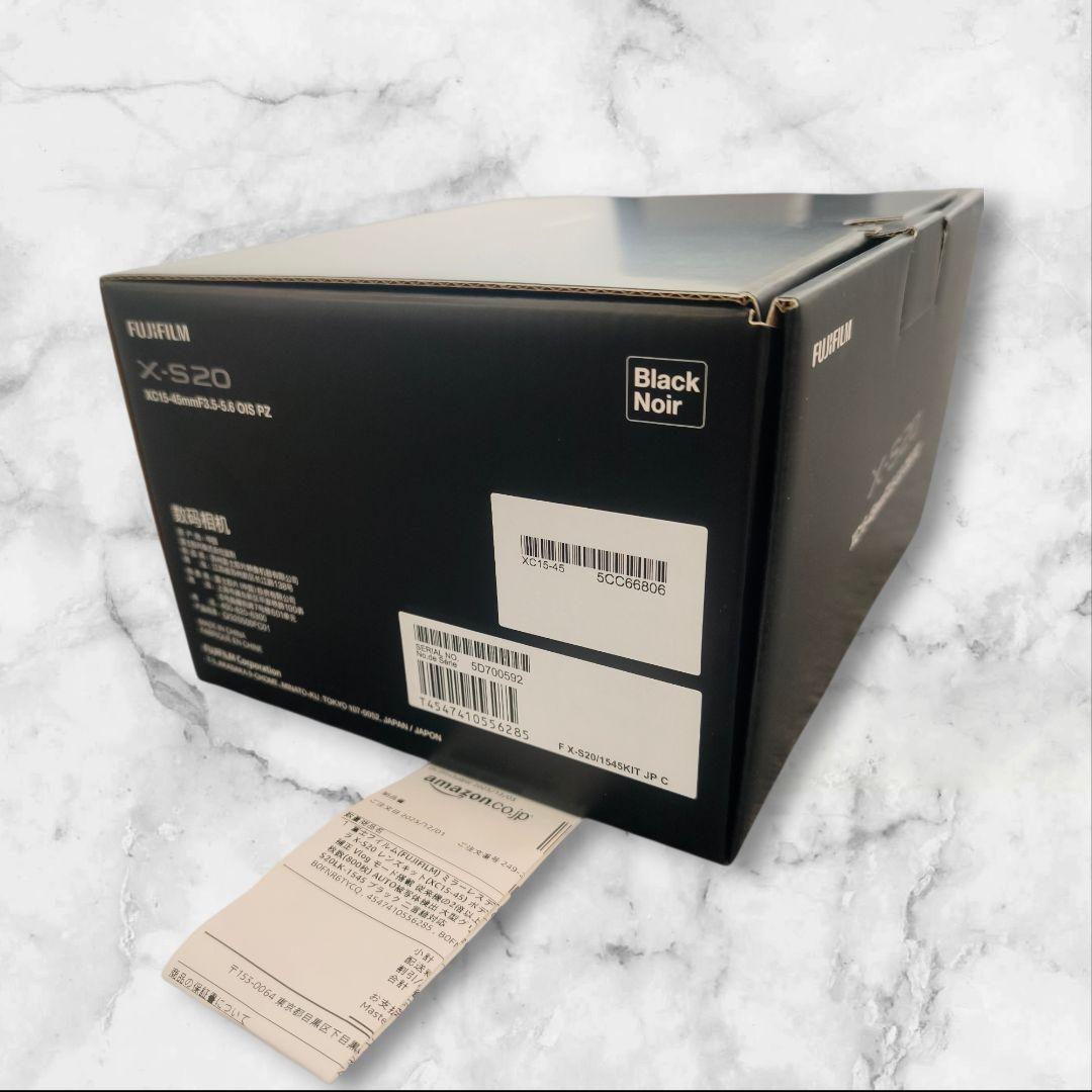 新品 FUJIFILM X-S20 XC15-45mm レンズキット ミラーレス