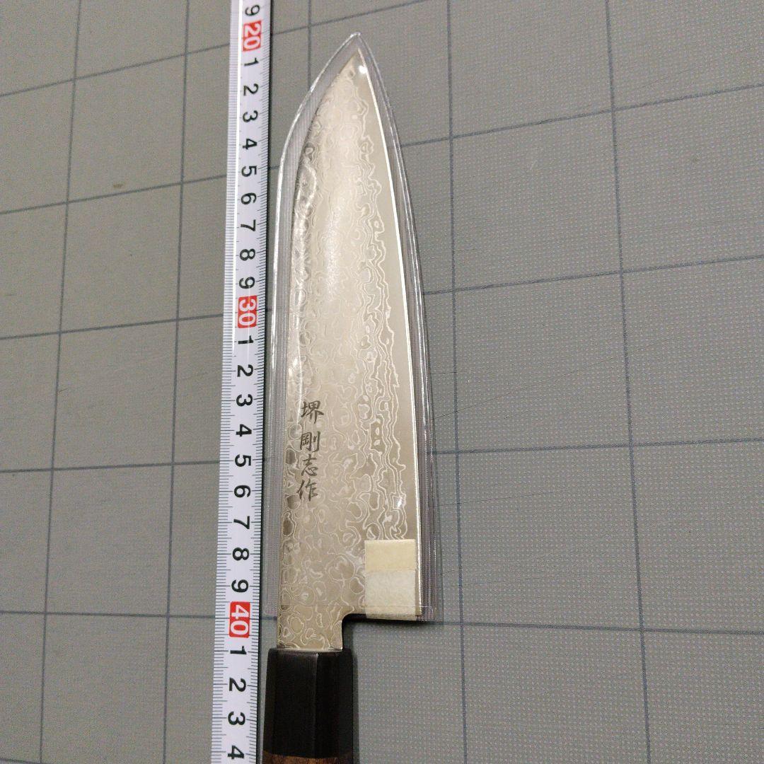 堺剛志作　ダマスカス模様　包丁3本セット