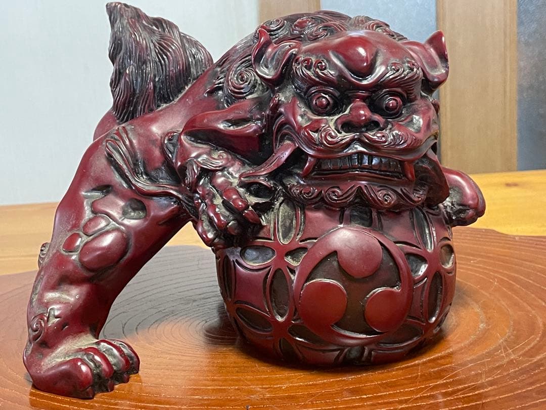 琉球シーサー魔除け 縁起物 寿山石 じゅうざんせき