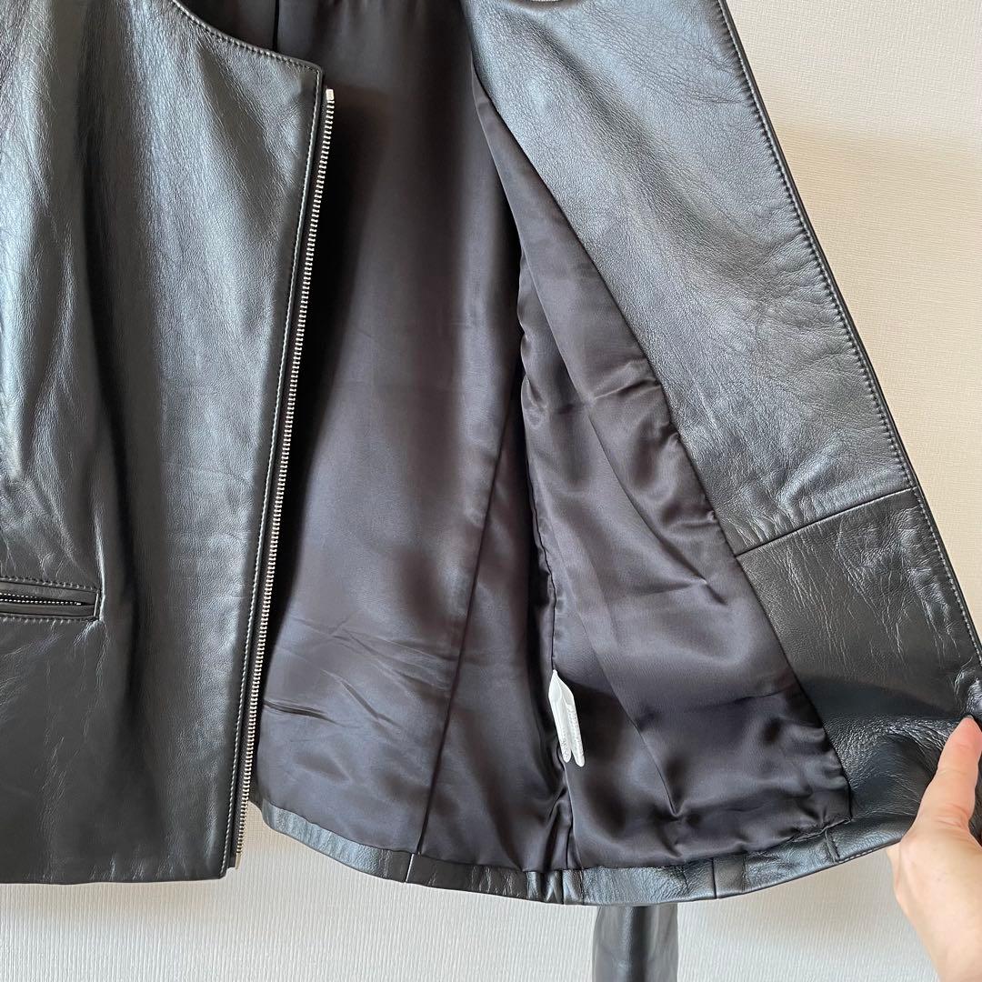 美品！ 羊革 ロートレアモン レザージャケット 38