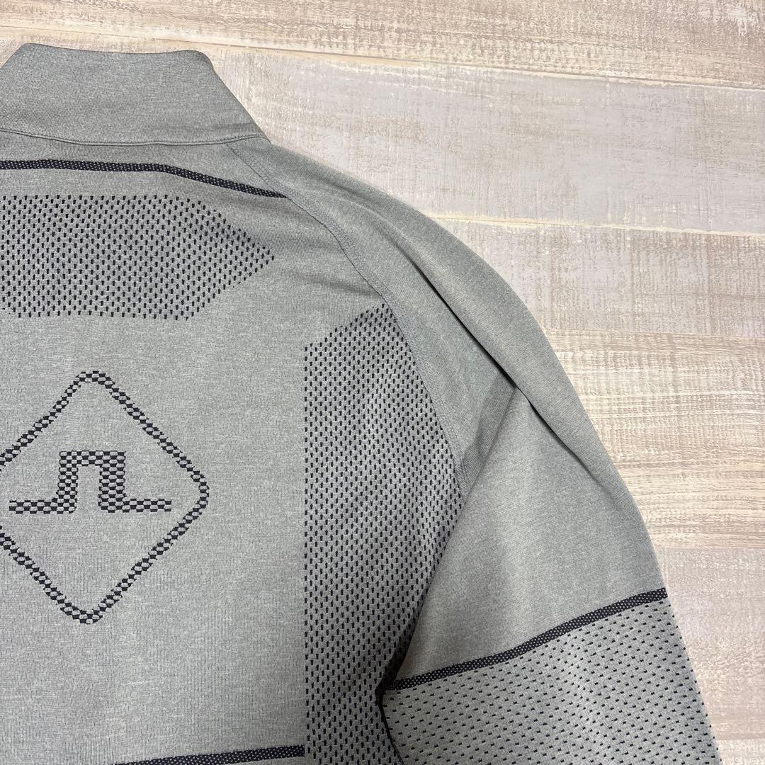 J.リンドバーグ★ビッグロゴ★薄手ストレッチ★ハーフジップ【メンズ サイズL】