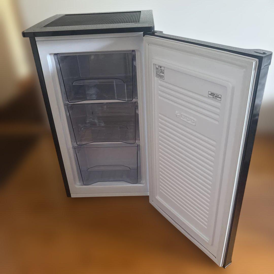 【引取限定】2020年製アイリスオーヤマ　冷凍庫 IUSD-6B-B 中古